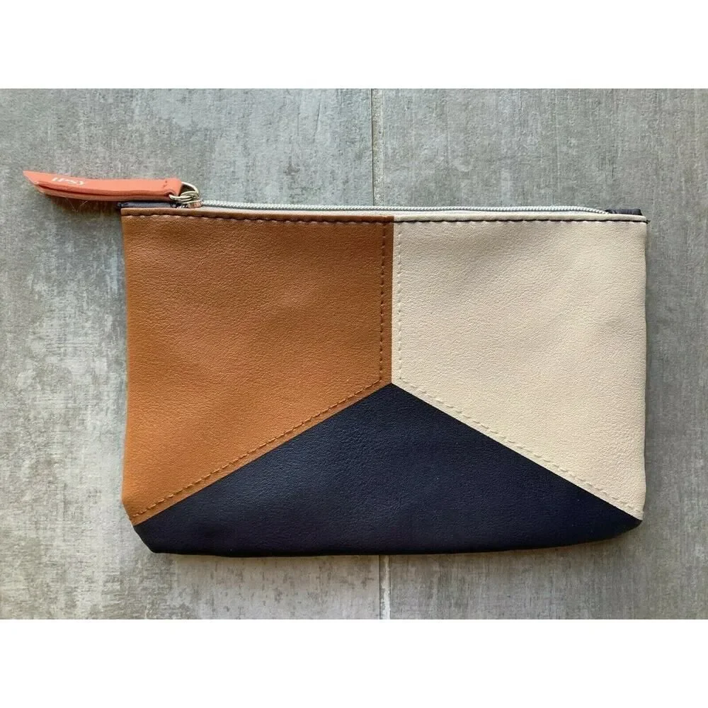 Faux Leather Makeup Bag Case Pouch Travel Wallet Clutch NEW Mask Holder